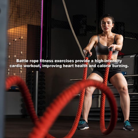 Football Fitness Dubai Battle Rope Fitness Exercises