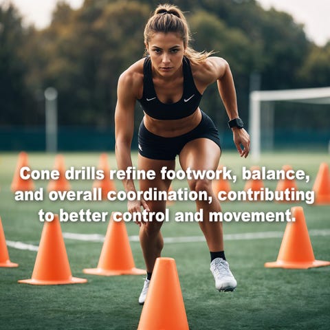 Football Fitness Dubai Cone drills highly beneficial