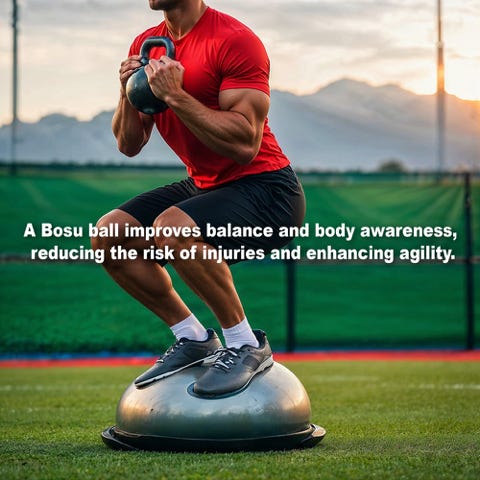 Football Fitness Dubai Bosu Ball Fitness Program